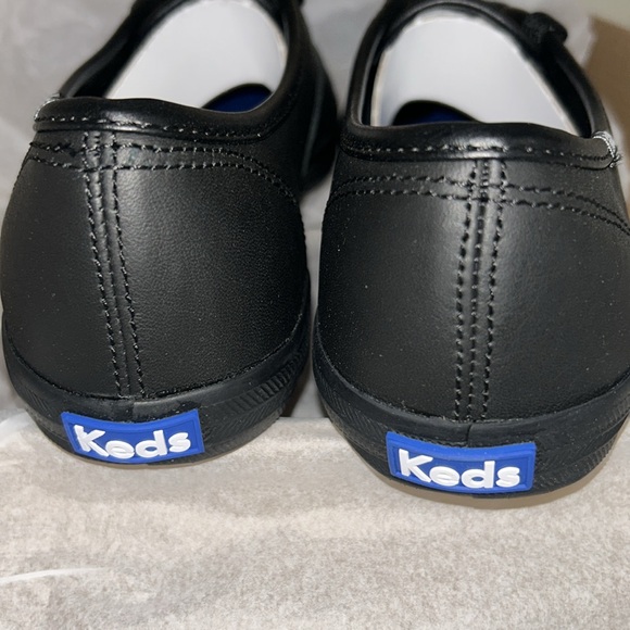 Keds Champion Black Leather 8M - Picture 2 of 7